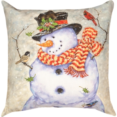 Baby it's cold outside pillow from outdoorpillowsonly.com