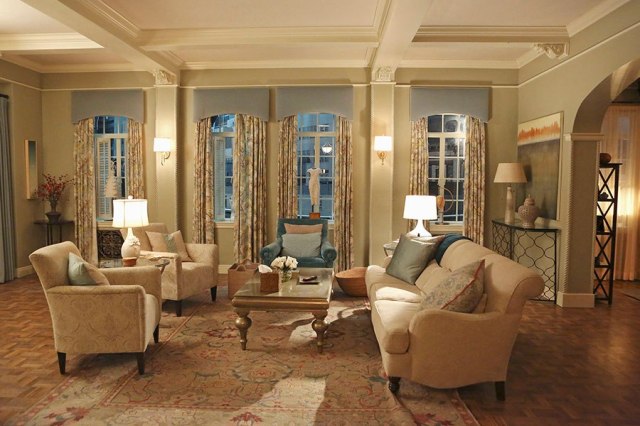 Scandal set--apartment of Olivia Pope photo Danny Feld/ABC via Architectural Digest