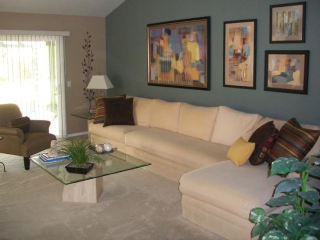 sharon ladd living room after with artwork