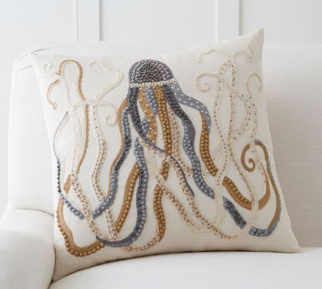 octupus pillow from pottery barn